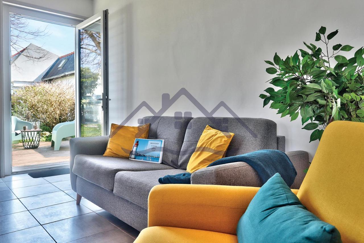 فيلا Localise - M33B - Kerbraz, Maison En Duplex Avec Jardin Clos Au Guilvinec - Tout A Pied, Plages, Port, Centre, Commerces, Marche - Wif Inclus - Linge De Lit Inclus المظهر الخارجي الصورة